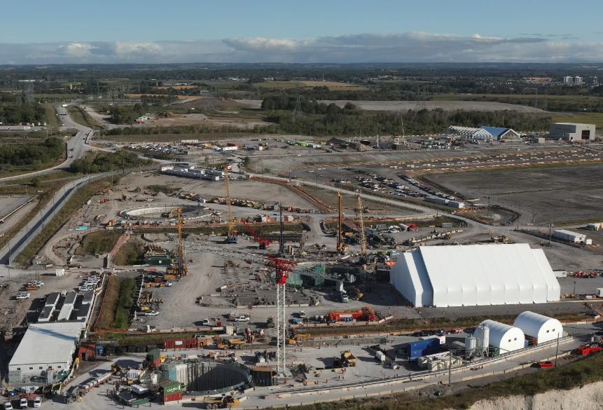 Aerial image of a site
